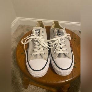Grey Low Top Converse